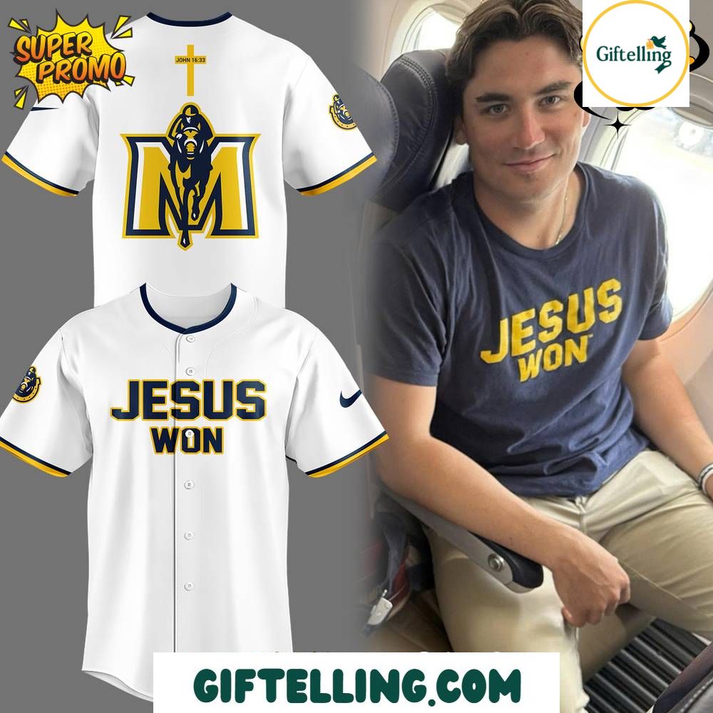 Murray State Racers Jesus Won Baseball Jersey 2025 Limited edition