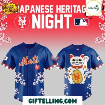 New York Mets Japanese Heritage Night Jersey 2025 Limited Edition
