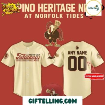 Norfolk Tandangs Filipino heritage baseball jersey 2025 Personalized