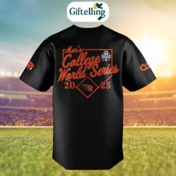 This 2025 edition Oregon State Beavers mens college world jersey blends performance