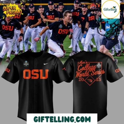 Oregon State Beavers mens college world jersey 2025 edition