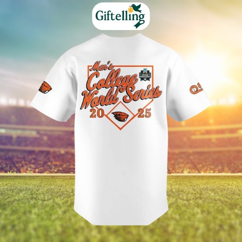 Oregon State Beavers mens college world white jersey 2025 is more than a garment—it’s a connection to every pitch