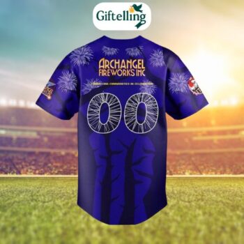 The Ottawa Titans firework baseball jersey personalized for your name and number is more than apparel