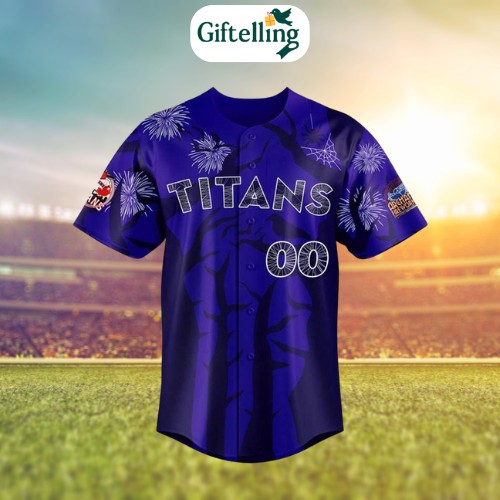The Ottawa Titans firework baseball jersey captures that energy in every stitch