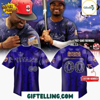Ottawa Titans firework baseball jersey personalized 2025