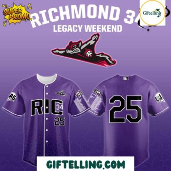 Richmond Flying Squirrels Honoring the Richmond 34 65 years Baseball Jersey