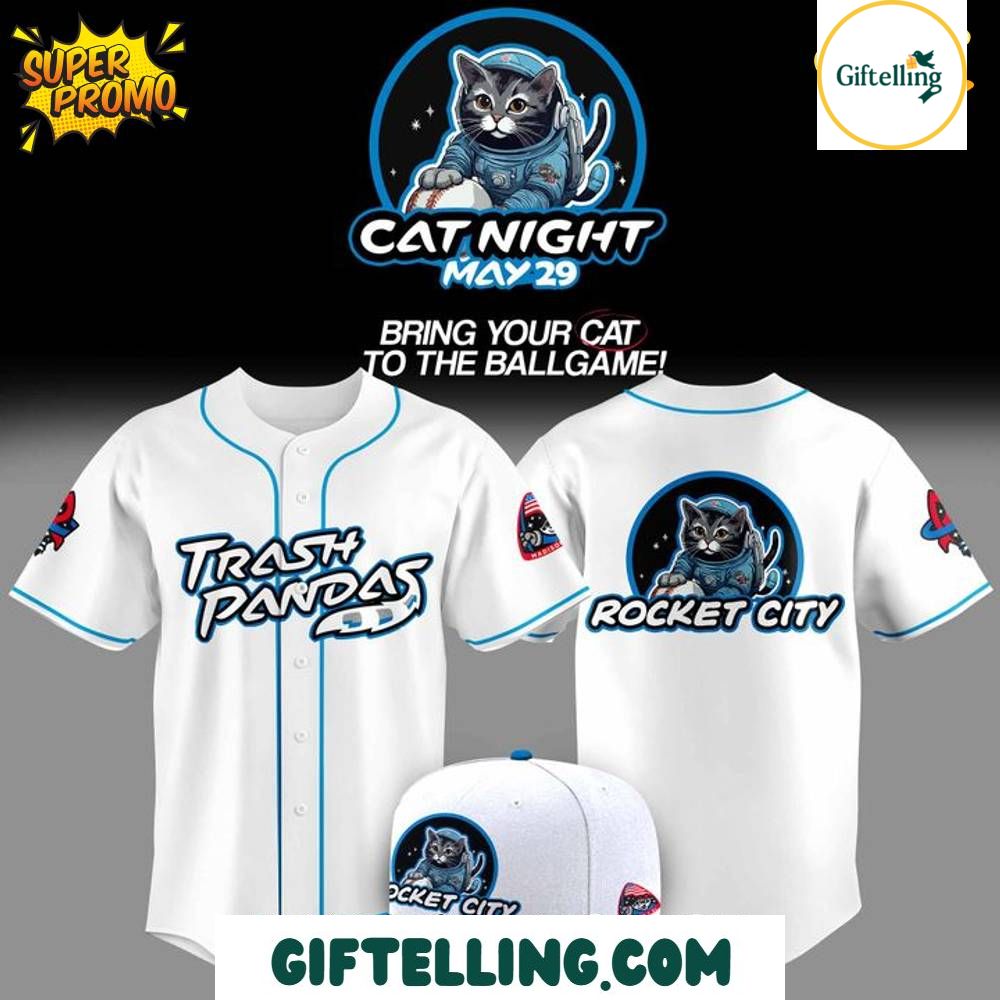 Rocket City Trash Pandas 2025 Cat Night Jersey