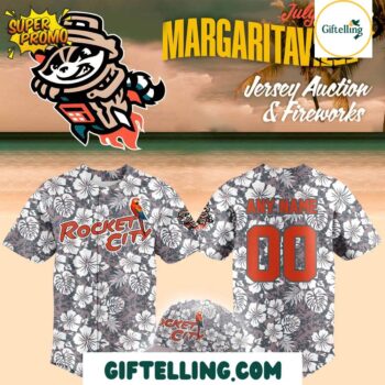 Rocket City Trash Pandas Margaritaville Night 2025 Jersey