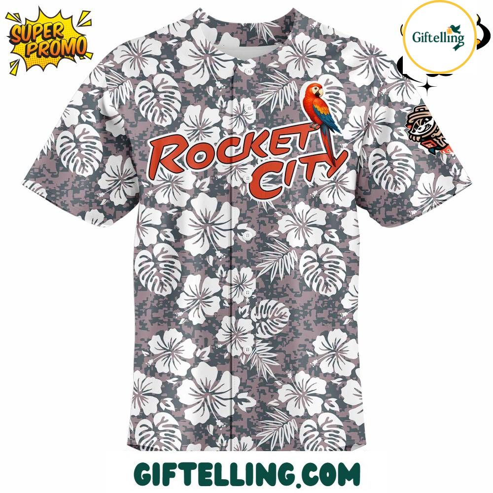 Rocket City Trash Pandas Margaritaville Night 2025 Jersey captures that magical moment when tropical dreams meet athletic reality