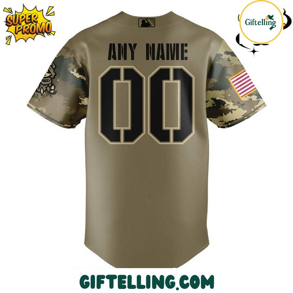 Rocket City Trash Pandas Military Appreciation Night 2025 Baseball Jersey