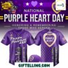 Rocket City Trash Pandas Purple Heart Day Baseball Jersey