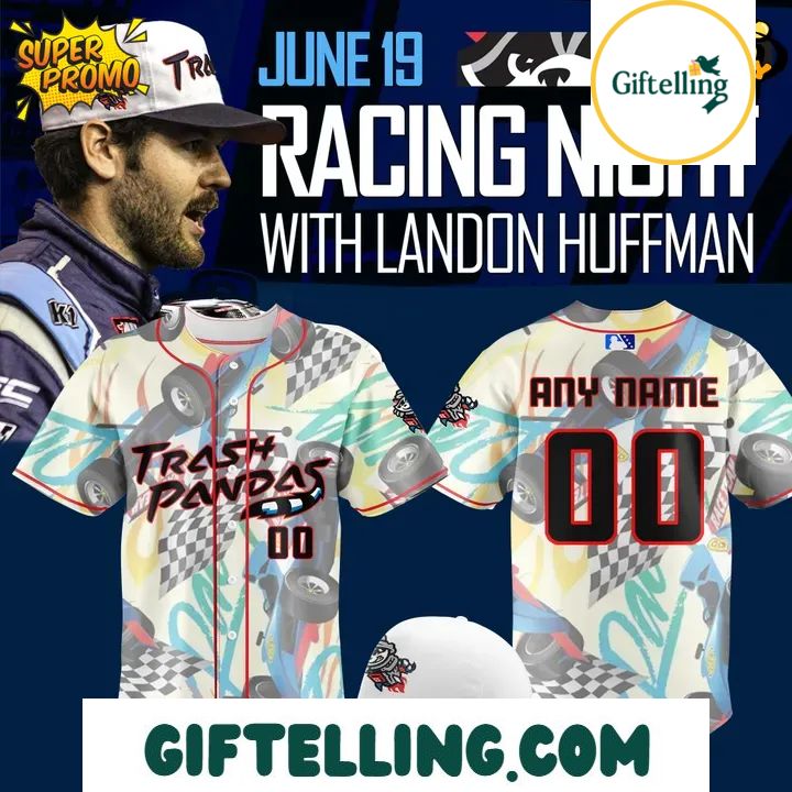 Rocket City Trash Pandas Racing Night 2025 Custom Jersey