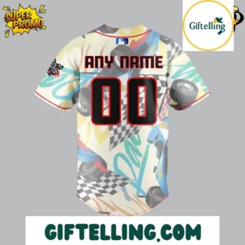 Rocket City Trash Pandas Racing Night jersey design incorporates racing-inspired elements that feel authentic rather than superficial