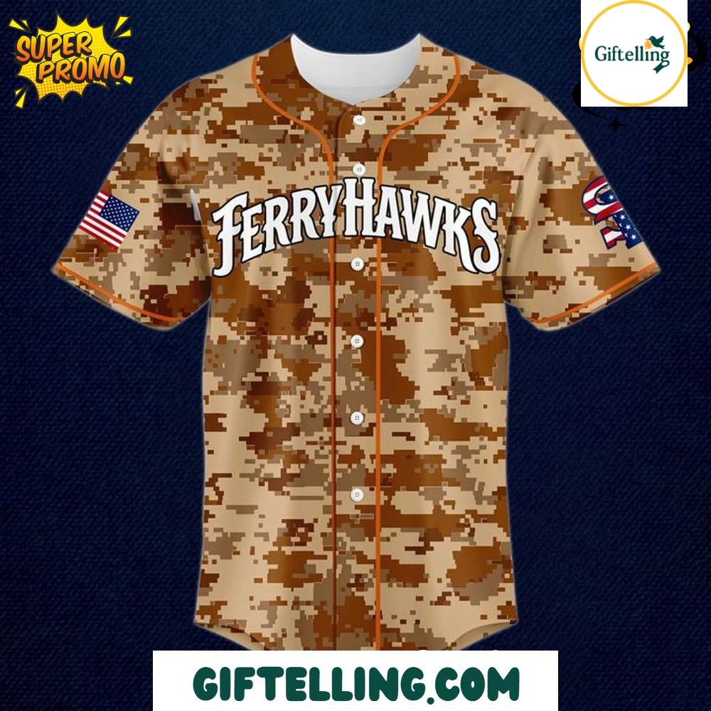 Honor takes flight with the Staten Island FerryHawks Military Appreciation Night 2025 Personalized Baseball Jersey