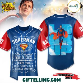 SUPERMAN – The Original Man of Steel Baseball Jersey