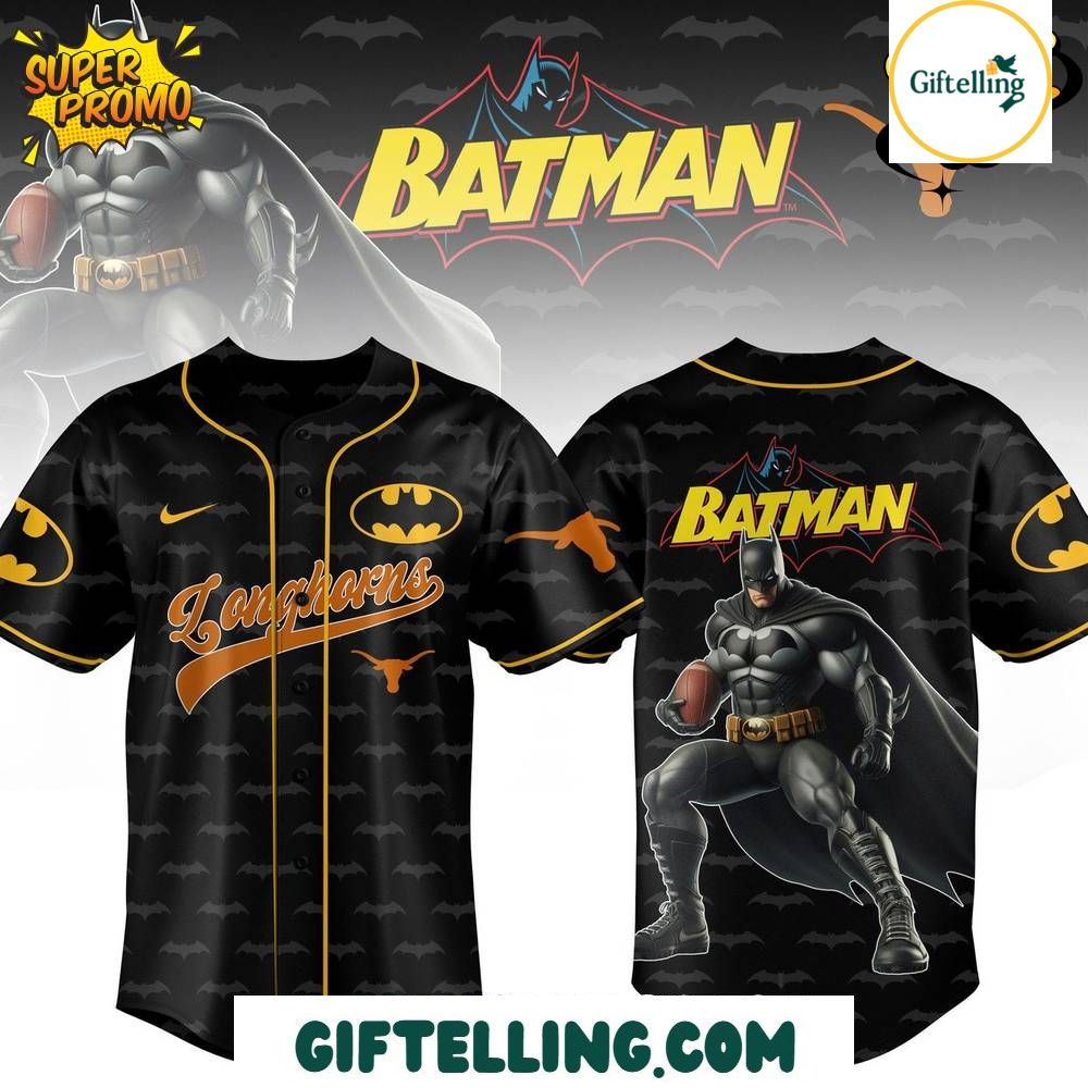 Texas Longhorns Batman New 2025 Limited Edition Baseball Jersey