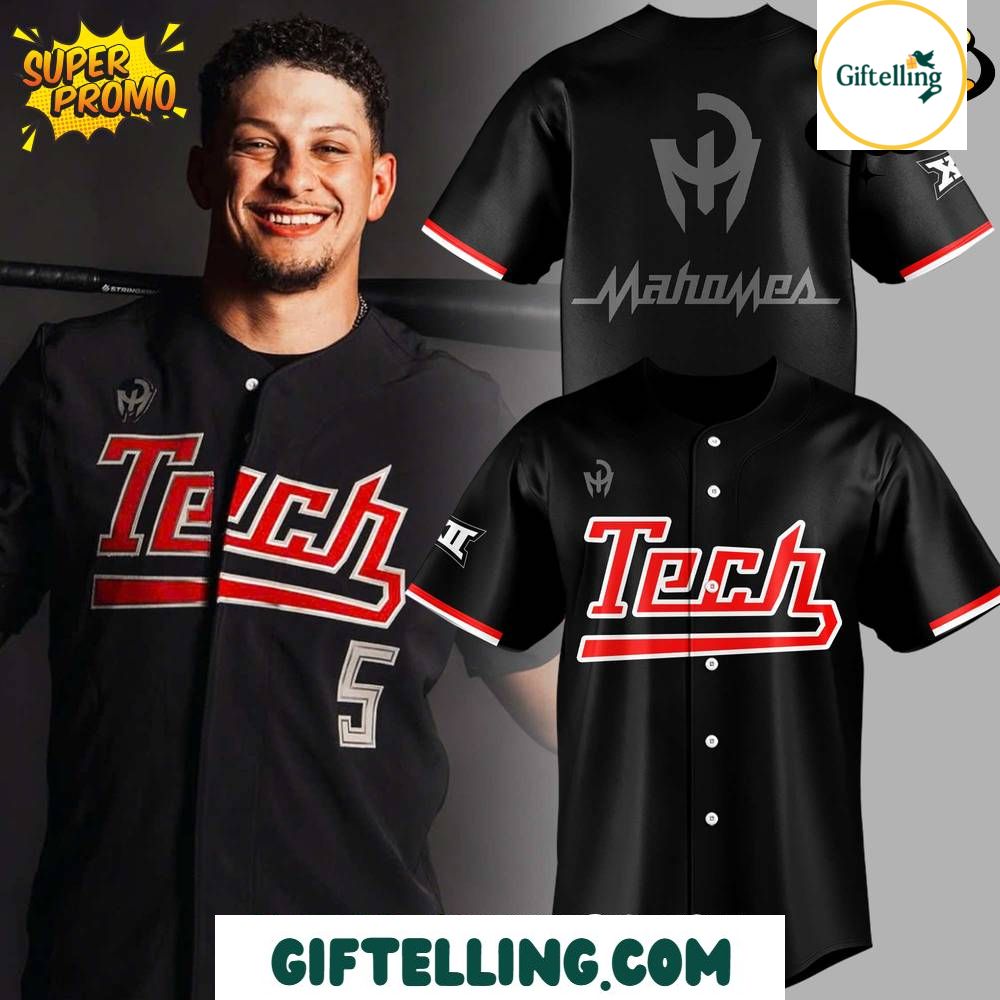 Texas Tech Red Raiders Baseball Patrick Mahomes 2025 Jersey