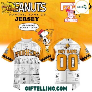 Toledo Mud Hens Peanuts 2025 Limited Edition Jersey