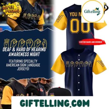 Worcester Red Sox Deaf & Hard of Hearing Night Jersey 2025