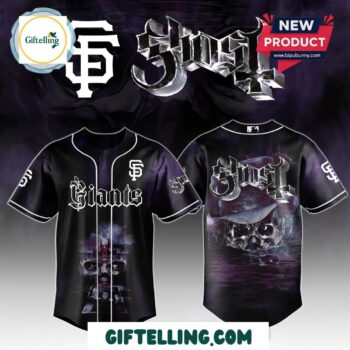 San Francisco Giants MLB GHOST Skeletour World Tour 2025 Baseball Jersey