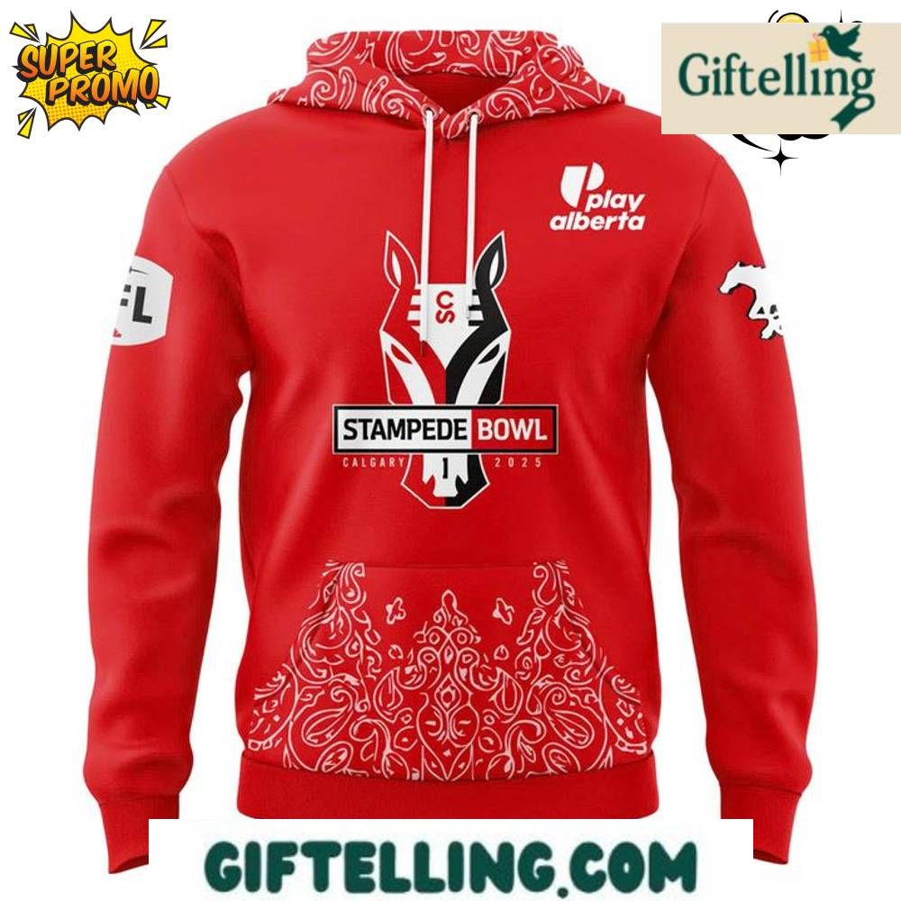 Calgary Stampeders 2025 The Greatest Outdoor Show on Earth Hoodie
