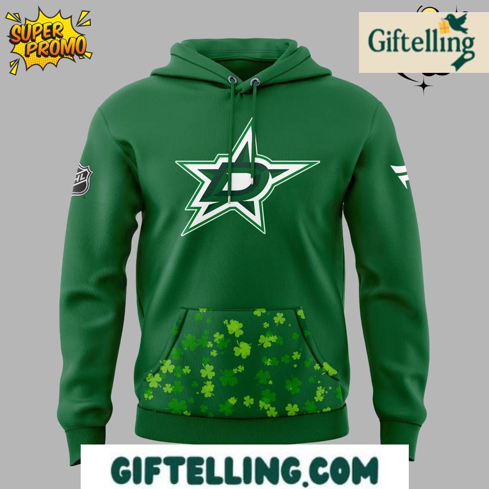 Dallas Stars x Patricks Day Limited Edition 2025 Hoodie