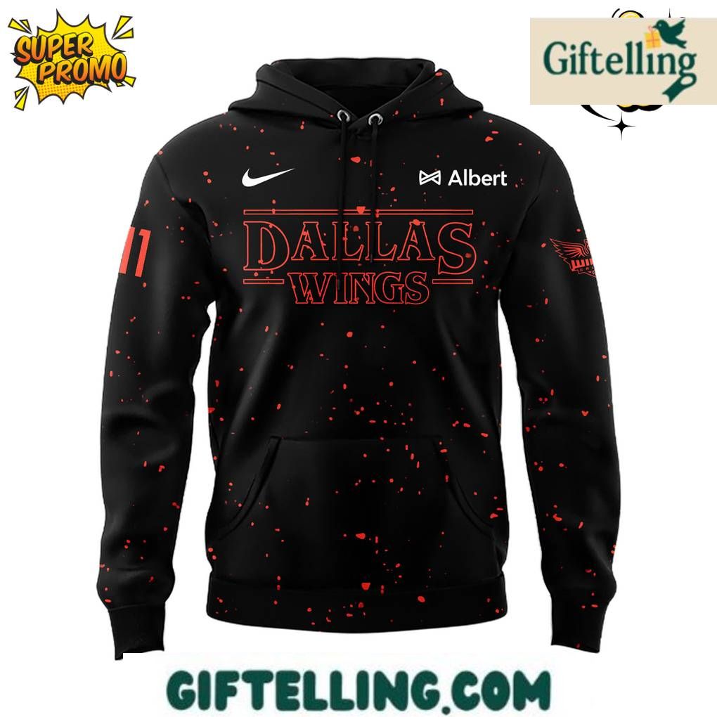 Dallas Wings x Stranger Things Special Hoodie