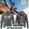 F16 Fighting Falcon Air Power Legacy Special Grey Hoodie