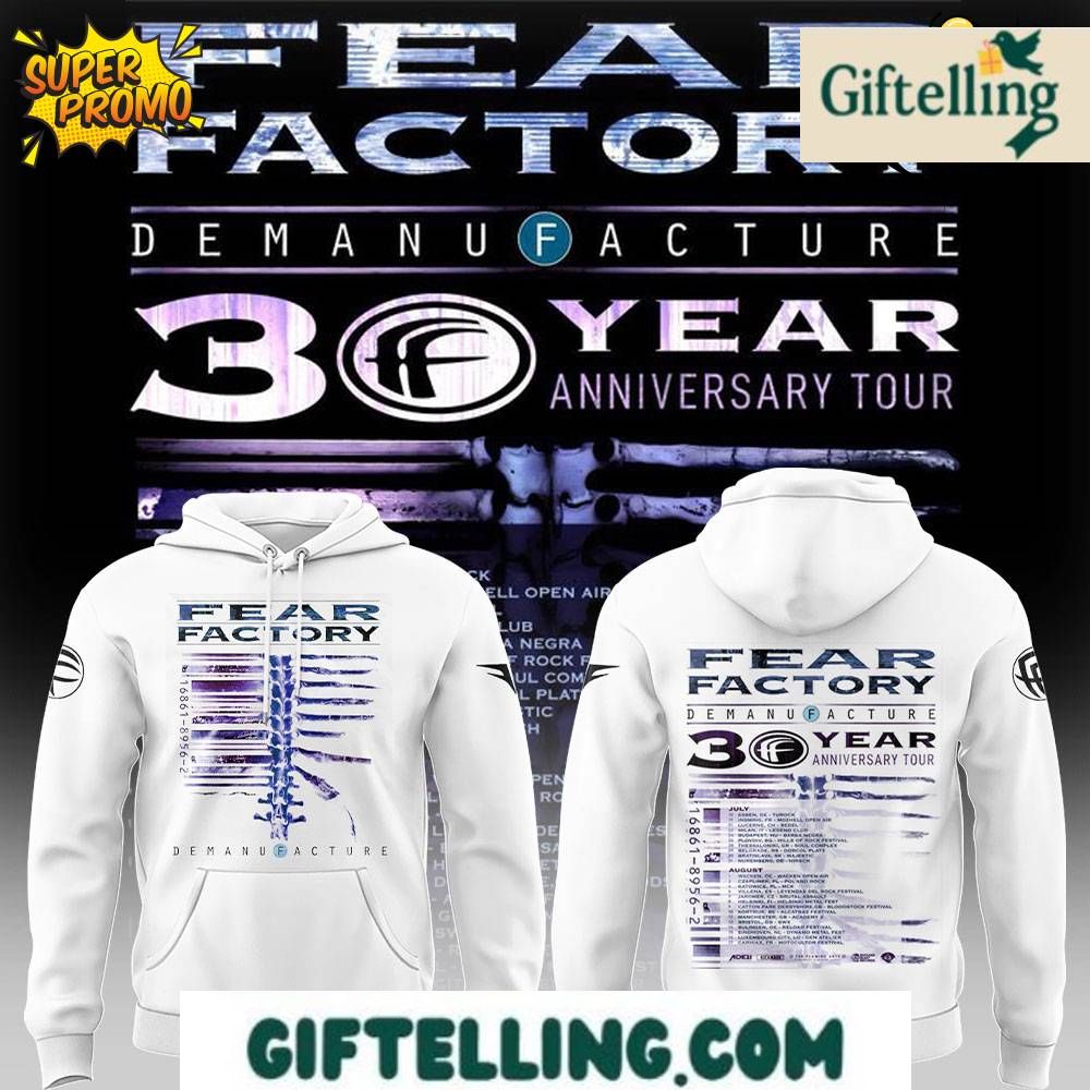 Fear Factory Tour 2025 Special Hoodie delivers the intense energy and industrial precision that defines one of metal's most innovative and influential bands