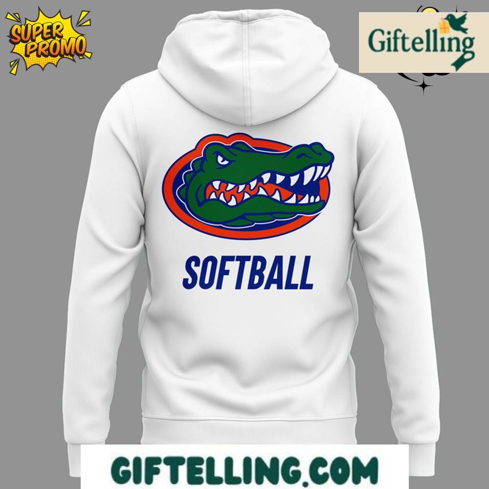 The special edition graphics of this Florida Gators 2025 Special Edition White Hoodie feature sophisticated design elements
