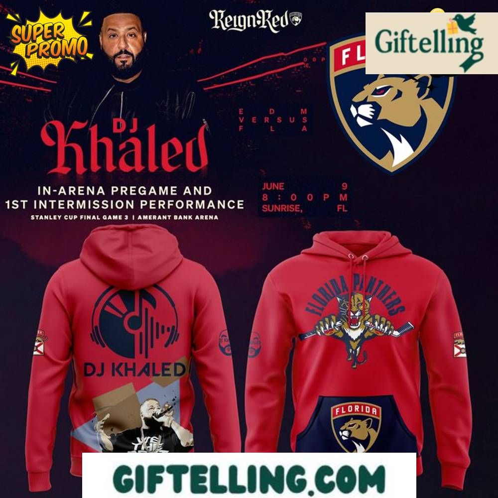 Florida Panthers x DJ KHALED 2025 Limited Edition Hoodie