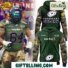 The Frankfurt Galaxy Bundeswehr Special Camo 2025 Hoodie creates a powerful tribute that honors both German football tradition and military service