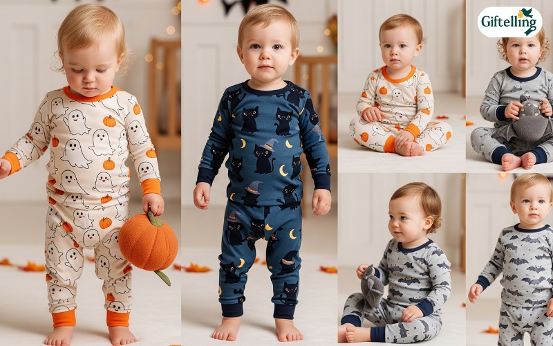 Adorable Halloween pajamas toddler collection featuring safe, comfortable designs with friendly spooky themes