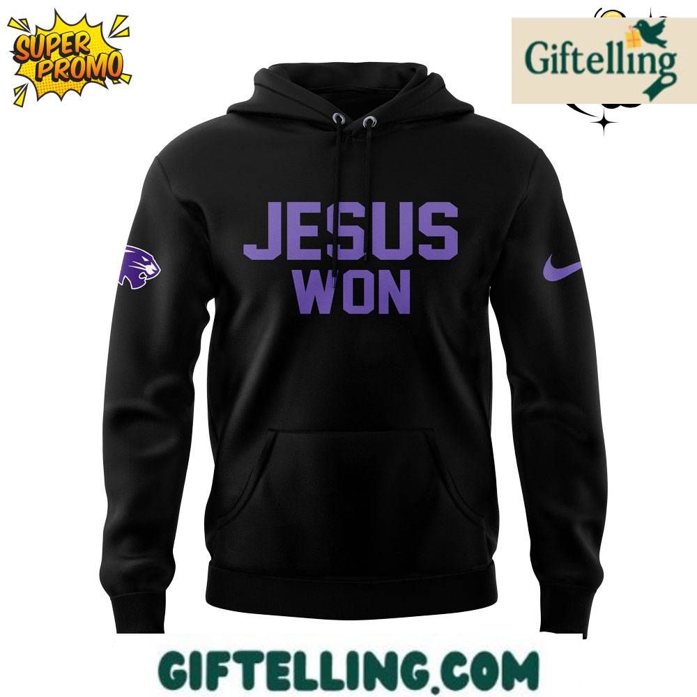 High Point University Men's Basketball Jesus Won Hoodie combines athletic excellence with spiritual inspiration through powerful messaging