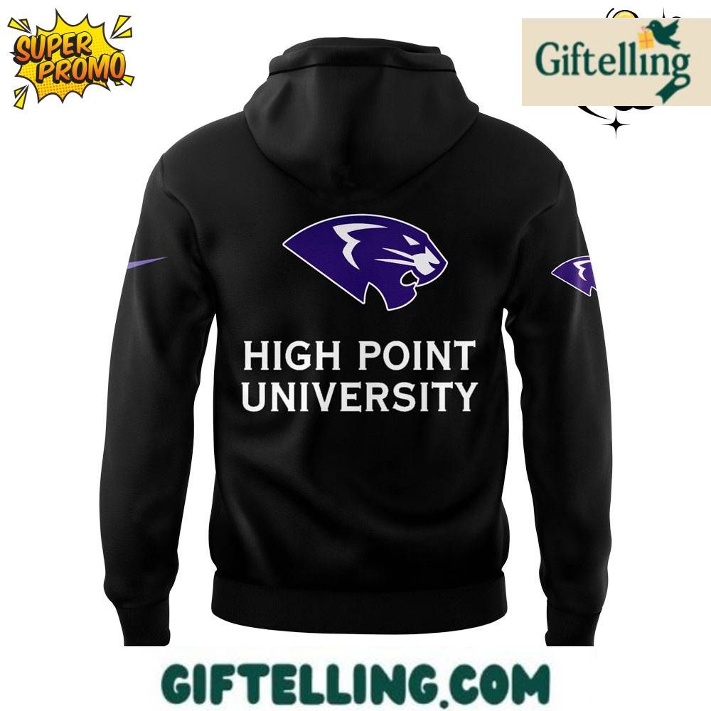 The powerful "Jesus Won" message of this High Point University Men's Basketball Jesus Won Hoodie creates inspirational focus