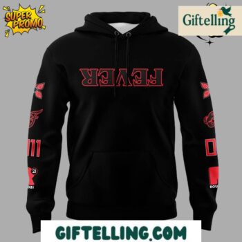 Indiana Fever 22 Clark Stranger Things Personalized Hoodie