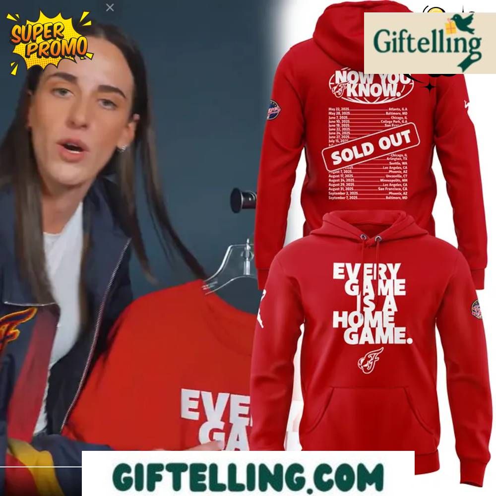 The Indiana Fever SOLD OUT Tour 2025 Limited Edition Hoodie celebrates unprecedented popularity and women's basketball phenomenon