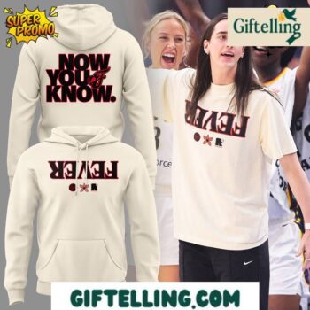 The Indiana Fever Stranger Things Cream Hoodie creates a nostalgic fusion of WNBA basketball excellence