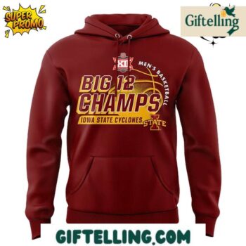 Iowa State Cyclones x Big 12 Champions 2025 Hoodie