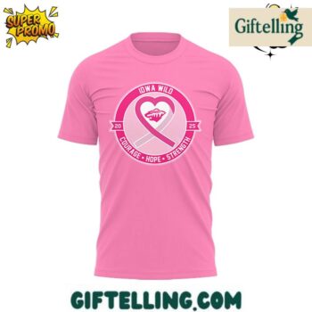 Iowa Wild x Breast Cancer Awareness 2025 Limited Edition Tee