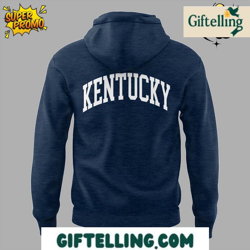 The limited edition graphics of this Kentucky Wildcats Coach Mark Pope Hoodie celebrate new coaching leadership