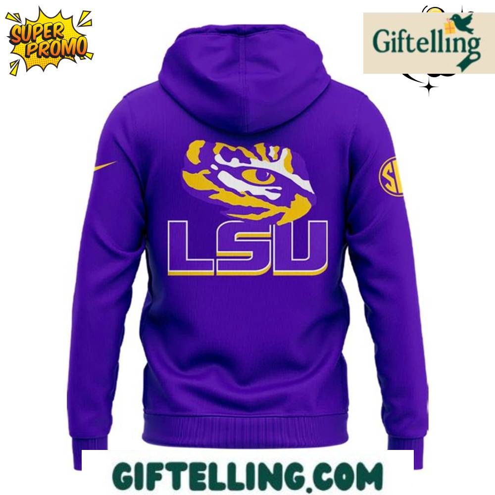 LSU Tigers Shaquille O'Neal Special Edition Hoodie honors one of basketball's greatest legends and LSU's most celebrated athletic alumni