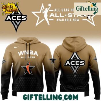 The Las Vegas Aces All Star 2025 Limited Edition Hoodie celebrates All-Star achievement and women's basketball excellence