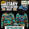 The military tribute design of this Massachusetts Pirates Military Nights Limited Edition Hoodie incorporates patriotic elements with Pirates team identity