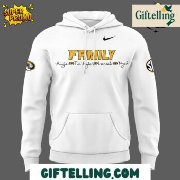 Mizzou Tigers New Family Limited Edition White Hoodie