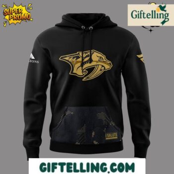 Nashville Predators Military 2025 Limited Edition Hoodie