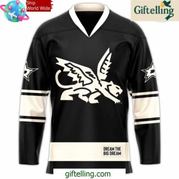 2025 Texas Rangers x Dallas Stars Night Edition Hockey Jersey 2