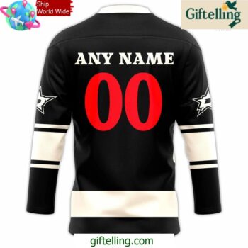 2025 Texas Rangers x Dallas Stars Night Edition Hockey Jersey 3