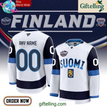 4 Nation Face Off 2025 Finland Ice Hockey Jersey