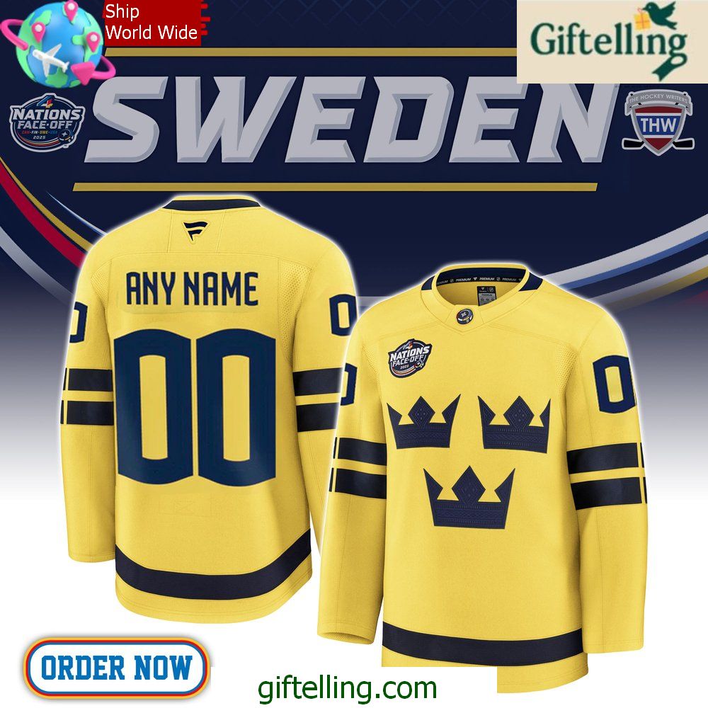 4 Nation Face Off 2025 Sweden Ice Hockey Jersey